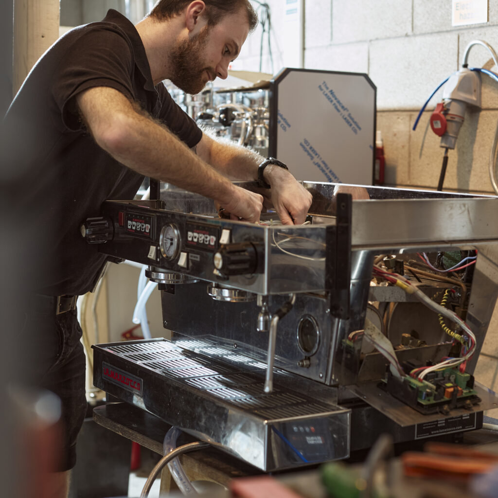 Aequator Coffee Machine Bench Servicing